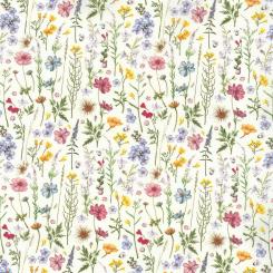 Westfalenstoffe Baumwolle Florenz Blumen groß 