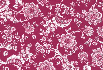 Westfalenstoffe Baumwolle Heidelberg Blumen rot 