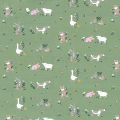 Westfalenstoffe Baumwolle Capri Bauernhof Tiere 