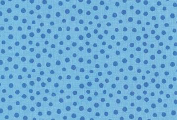 Westfalenstoffe Baumwolle Junge Linie blau große Punkte 
