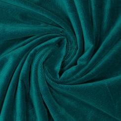 Cord mit Stretchanteil "Petrol" von Polytex Stoffen 