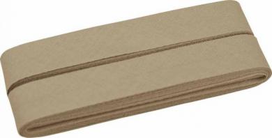 Schrägband 5m Cupon 20mm beige 