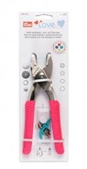 Prym Love Vario Zange mit Loch-/Color Snaps rosa Werkzeug 