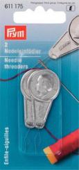 Prym Nadeleinfädler silberfarbig 2er Pack 