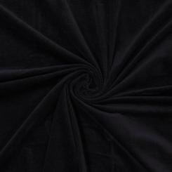 Cord mit Stretchanteil "Black" von Polytex Stoffen 