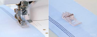 Klarsichtfuß für Babylock Coverstitch 