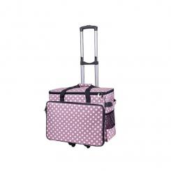 Nähmaschinen Trolley Dotty rosa von Babysnap 