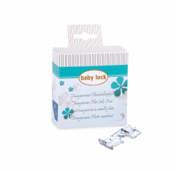 Transparenter Flachsohlenfuß für Overlockmaschinen 