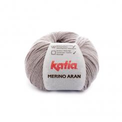 Merino-Aran Hellgrau 