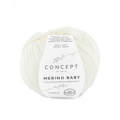 Merino-Baby Naturweiß 