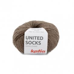 United Socks Sockenwolle für bunte Strümpfe Rehbraun 