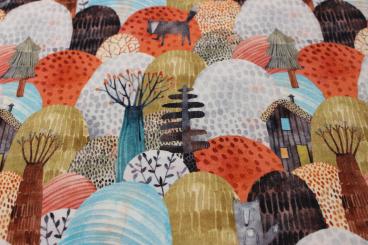 Baumwolljersey Nora Bäume von Swafing 