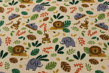 Baumwolljersey Dschungel 