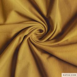 Jersey Solid Mustard von Katia Stoffe 
