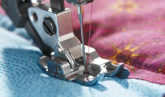 Pfaff 1/4" Quilt- und Patchworkfuss metall, mit Fuehrung rechts 