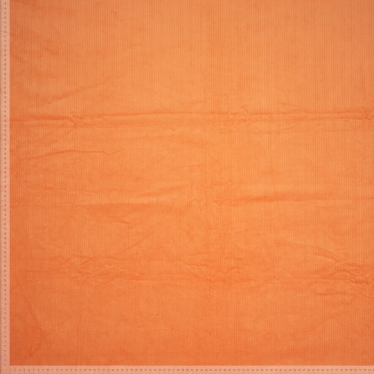 Cord mit Stretchanteil "Carrot orange" von Polytex Stoffen 