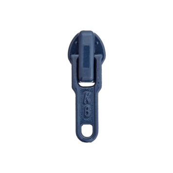 Zipper für Endlosreißverschluss blau 