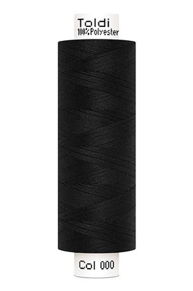 Toldi Maschinennähgarn 500m schwarz 