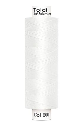 Toldi Maschinennähgarn 500m weiß 