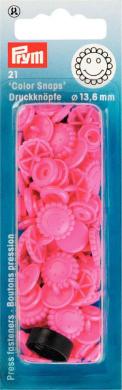 Prym Color Snaps Druckknöpfe Blumen pink 