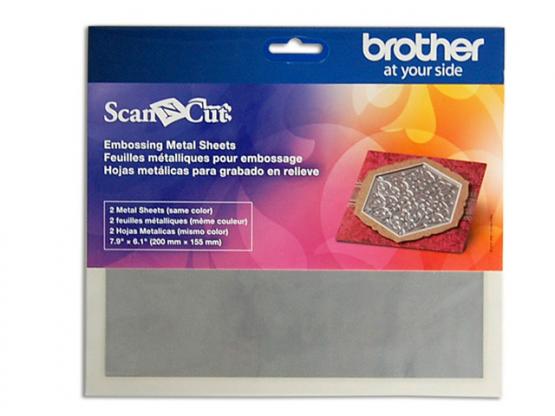 BT Embossing Metallblatt Silber von Brother 