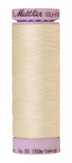 Mettler Silk-Finsih Cotton Baumwollgarn Antique weiß 
