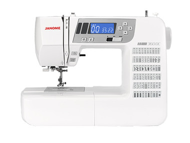 JANOME Decor Computer 360 mit großem Anschiebetisch und Harthaube 