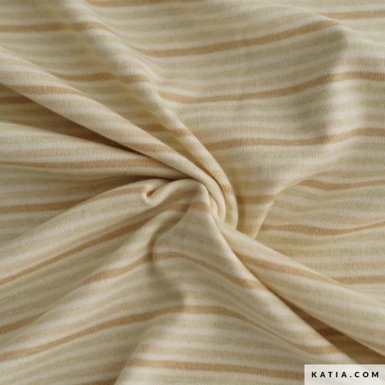 Purest Cotton Knit "Stripes color" Bio Baumwoll Jersey 
