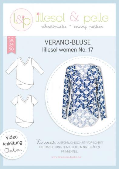 Verano-Bluse women lillesol&pelle Schnittmuster Größe 34-50 